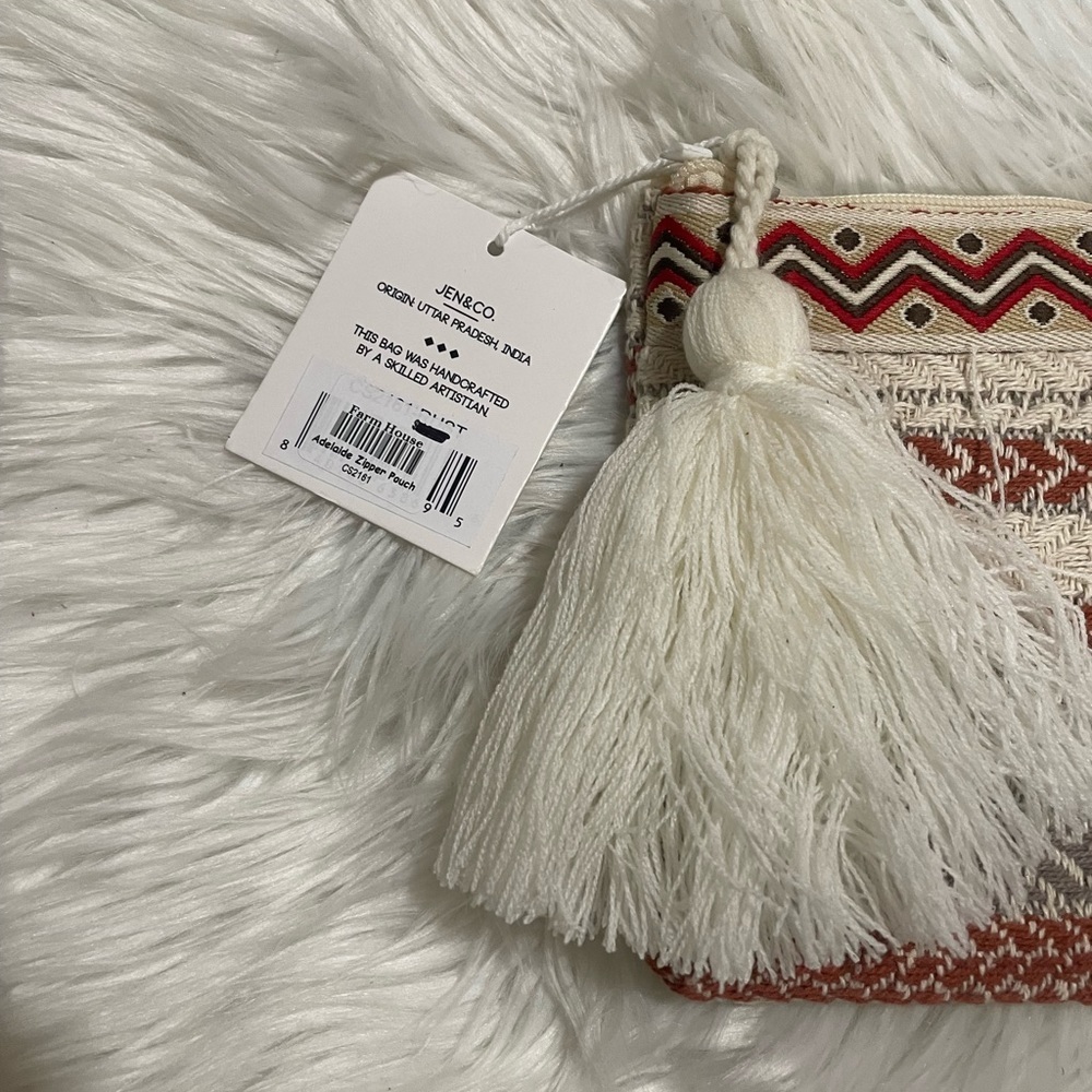 Jen & Co Adalaide Printed Cotton Pouch - Picture 7 of 9